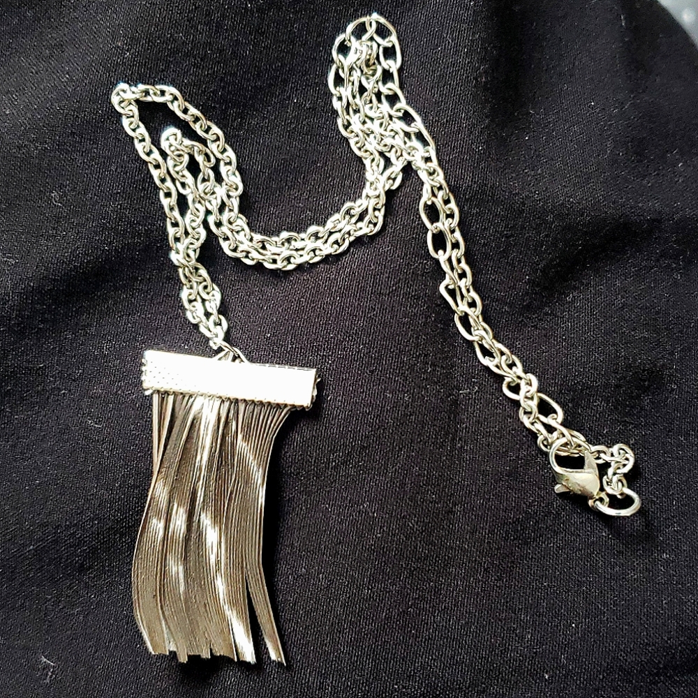 Wild turkey feather necklace